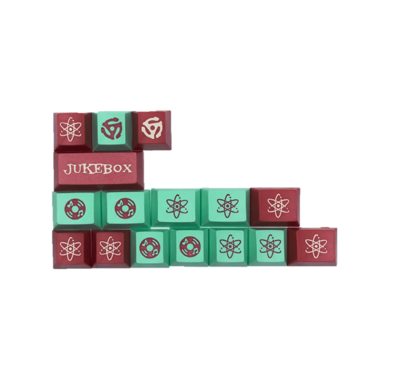 Tai-Hao Abs Keyset-Cubic 16 Novelty Keys - Mint/Beige - أكسسوار لوحة مفاتيح